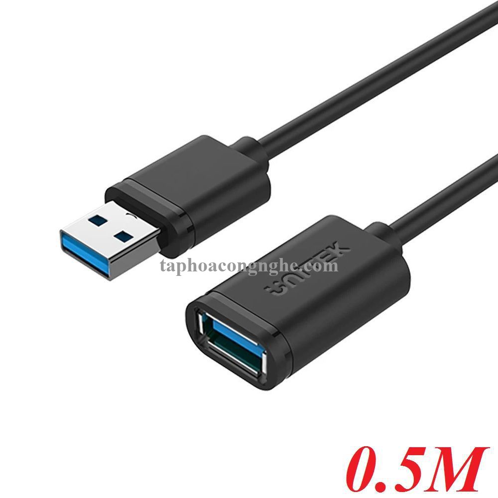 Unitek 29696 Y-C456GBK 3.0 0.5M Cáp USB Nối Dài 30029696